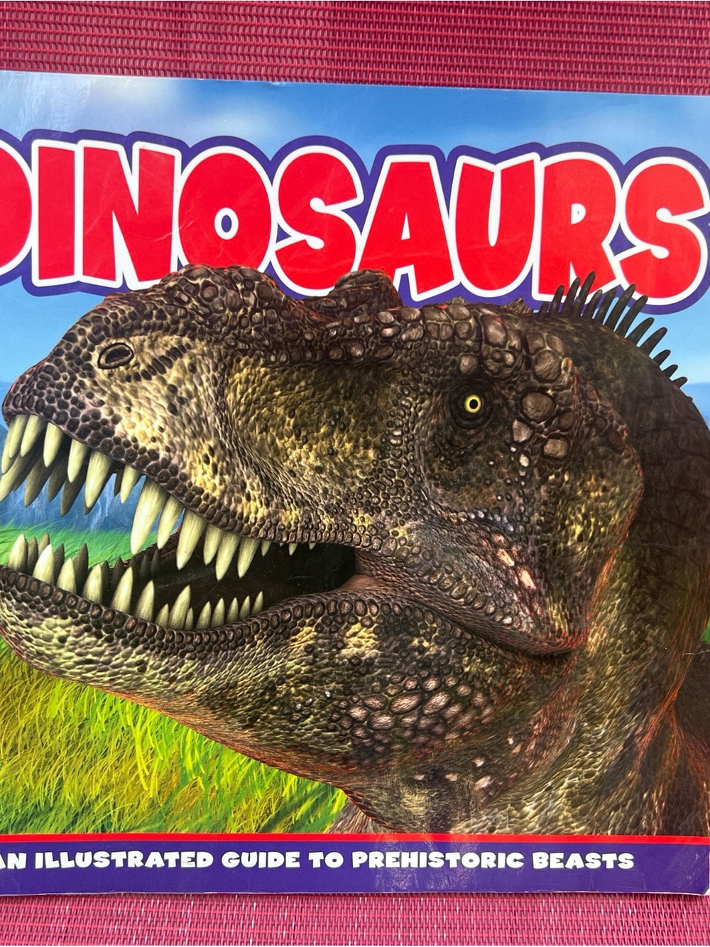 Dinosaurs Illustrated Guide for Kids — Green Dinosaur Cover